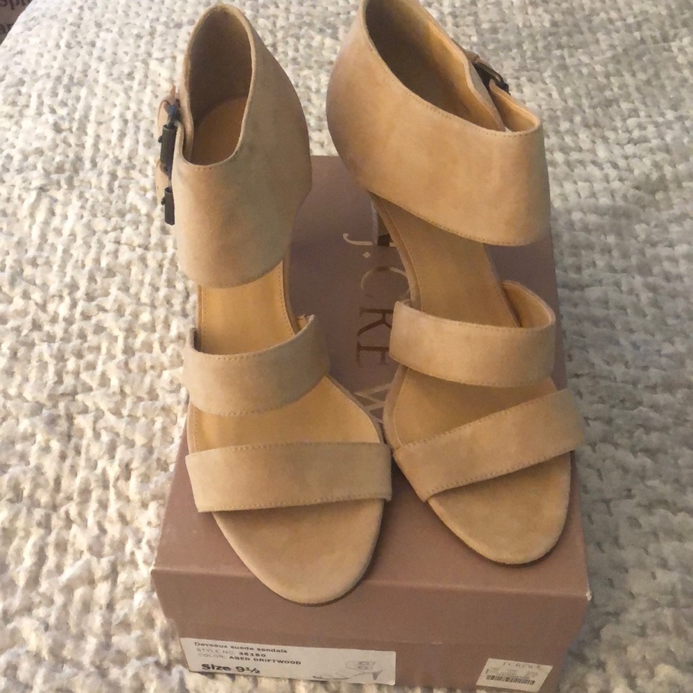 J.Crew Deveaux Suede Sandals Size 9.5